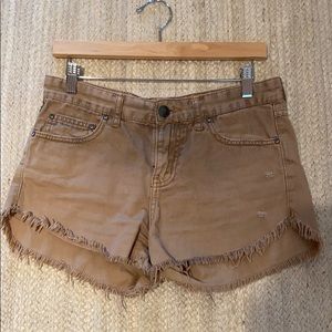 Free People cut-off Jean shorts